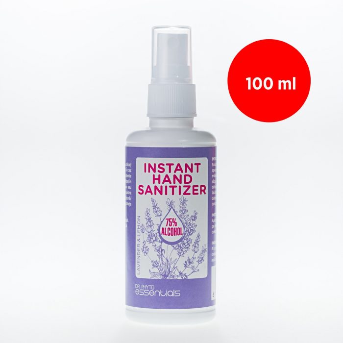 Igienizant pentru mâini cu alcool și uleiuri esențiale de lavandă și lămâie